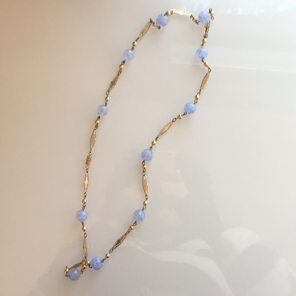 Beautifully simple gap beaded necklace